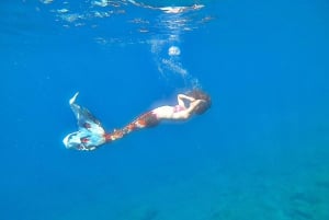 Experiencia de sirena y sesión fotográfica, incluyendo maquillaje.