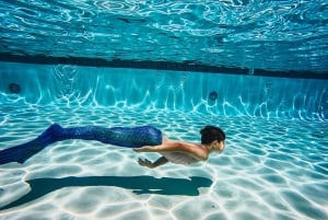 Experiencia de sirena y sesión fotográfica, incluyendo maquillaje.