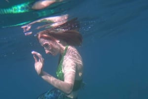 Experiencia de sirena y sesión fotográfica, incluyendo maquillaje.