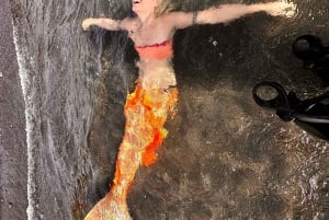 Experiencia de sirena y sesión fotográfica, incluyendo maquillaje.