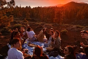 Picnic au coucher du soleil au mont Teide et observation des étoiles - Tenerife
