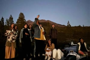 Picnic au coucher du soleil au mont Teide et observation des étoiles - Tenerife