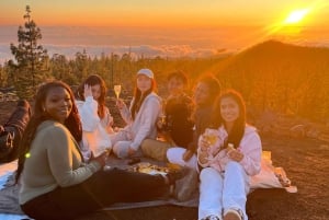 Picnic au coucher du soleil au mont Teide et observation des étoiles - Tenerife