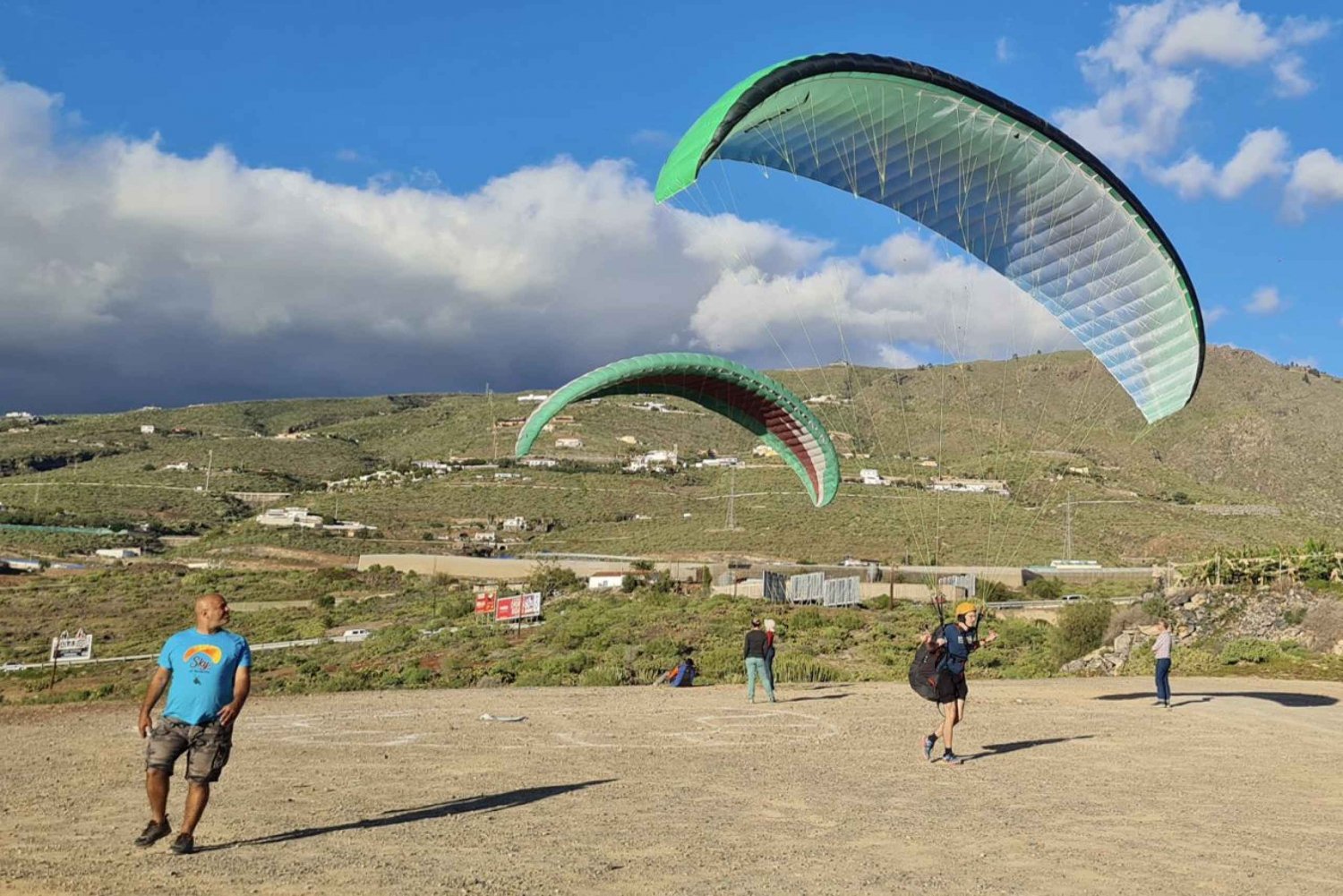 Flash-kursus i paragliding på Tenerife