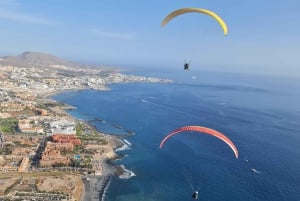 Costa Adaje: Paragliding fra 1100 meters høyde - Utrolig landskap!