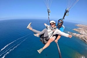 Costa Adeje: Tandem Paragliding Experience with Hotel Pickup