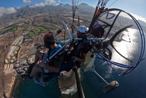 Paratrike flying: (motorised) as a COUPLE in TENERIFE