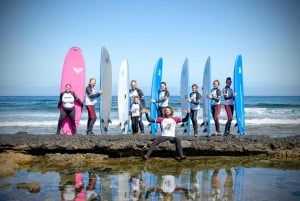 Playa de las Américas : Ryhmä Surf-tunti