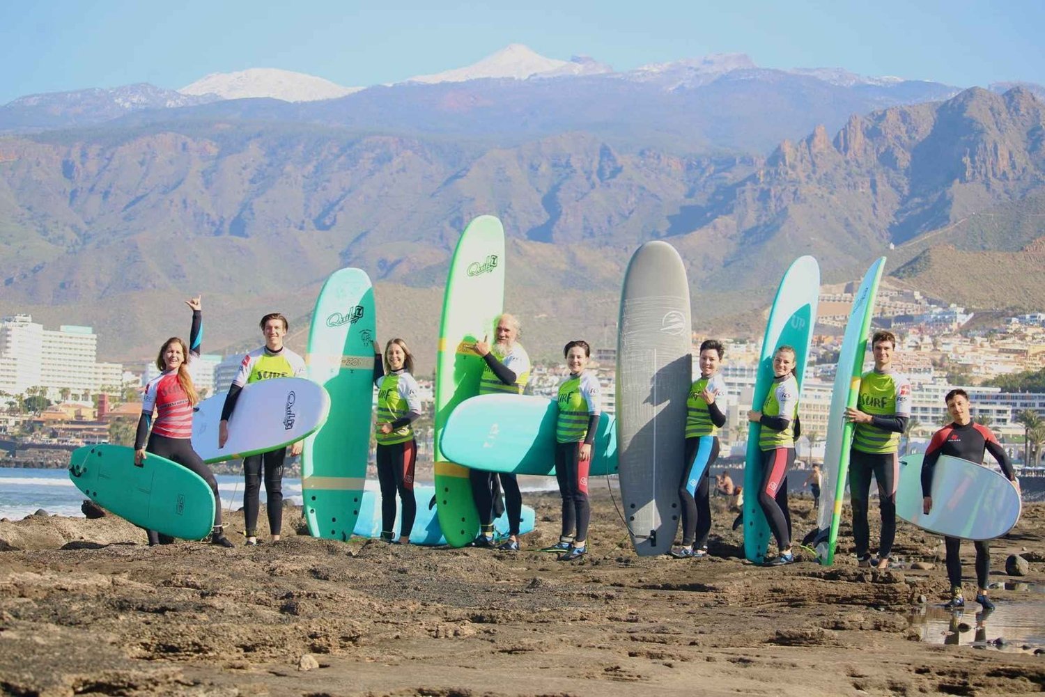Playa de Las Americas: Surfingleksjon med fotoanalyse