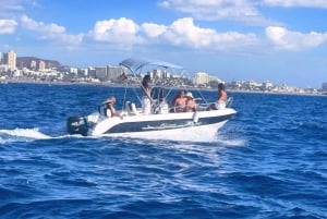 Puerto Colon: License-Free Self-Drive Boat in Tenerife