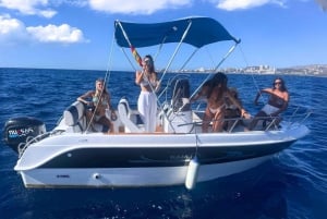 Puerto Colon: License-Free Self-Drive Boat in Tenerife