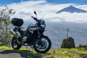 Excursion en moto à Puerto de la Cruz à travers le parc national du Teide