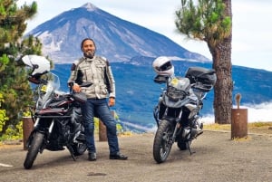 Excursion en moto à Puerto de la Cruz à travers le parc national du Teide