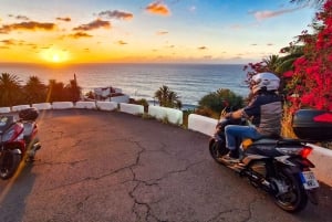 Excursion en moto à Puerto de la Cruz à travers le parc national du Teide