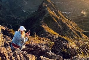 Wędrówka Roque de Tarucho nad wioską Masca