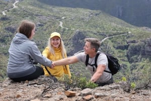 Wędrówka Roque de Tarucho nad wioską Masca