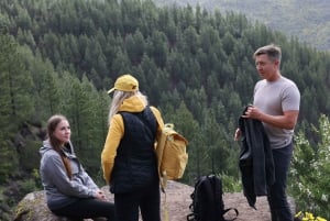 Wędrówka Roque de Tarucho nad wioską Masca