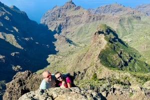 Wędrówka Roque de Tarucho nad wioską Masca