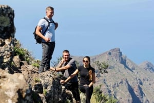 Wędrówka Roque de Tarucho nad wioską Masca