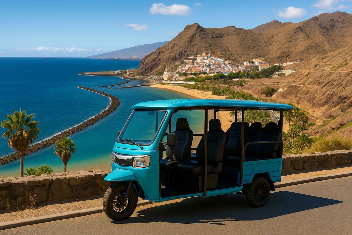 Santa Cruz de Tenerife: Tuk-Tuk-Tour nach San Andrés und Las Teresitas