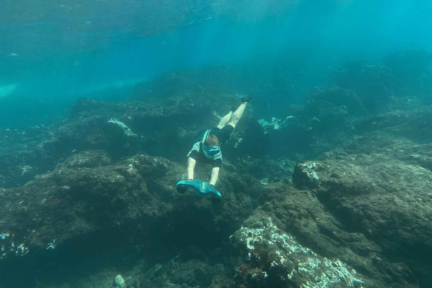 Scooter fun snorcel tour in schildpaddengebied