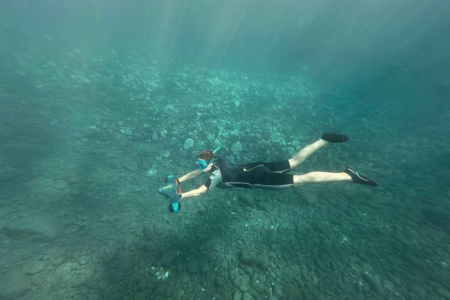 Scooter fun snorcel tour in schildpaddengebied