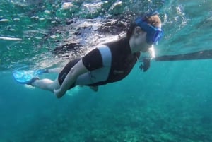 Snorkeling in a Volcanic Bay