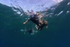 Snorkeling in a Volcanic Bay