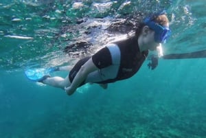 Schnorcheln in einer vulkanischen Bucht