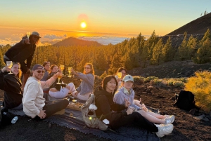 Teide: avontuur bij zonsondergang in kleine groep met picknick en sterrenkijken