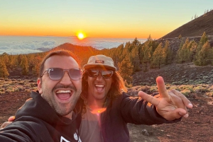 Teide: avontuur bij zonsondergang in kleine groep met picknick en sterrenkijken