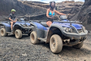 テネリフェ島：100％オフロードの四輪バギーアドベンチャー（送迎とドリンク付き）をお楽しみください