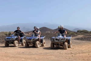 テネリフェ島：100％オフロードの四輪バギーアドベンチャー（送迎とドリンク付き）をお楽しみください