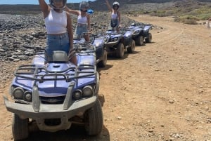 テネリフェ島：100％オフロードの四輪バギーアドベンチャー（送迎とドリンク付き）をお楽しみください