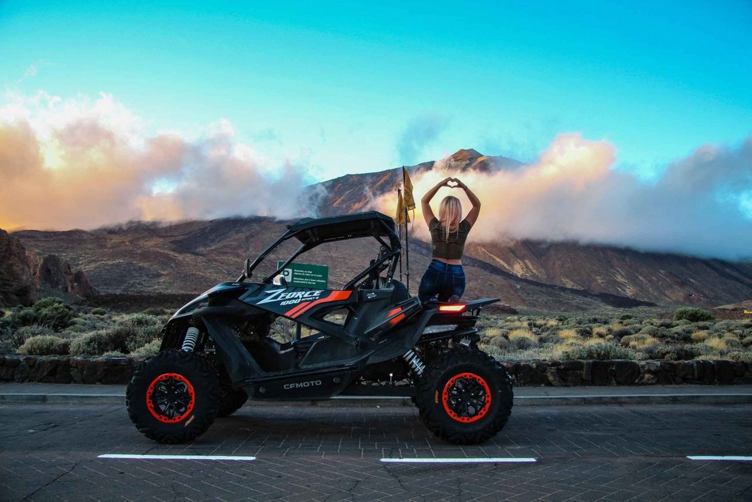 Tenerife: Buggy 2seats MORNING guided tour of Teide