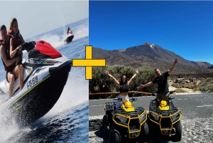 Tenerife: Experiencia combinada en moto acuática y quad