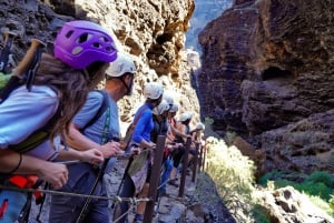 Tenerife: Descenso del Barranco de Masca con Audioguía y traslado en barco