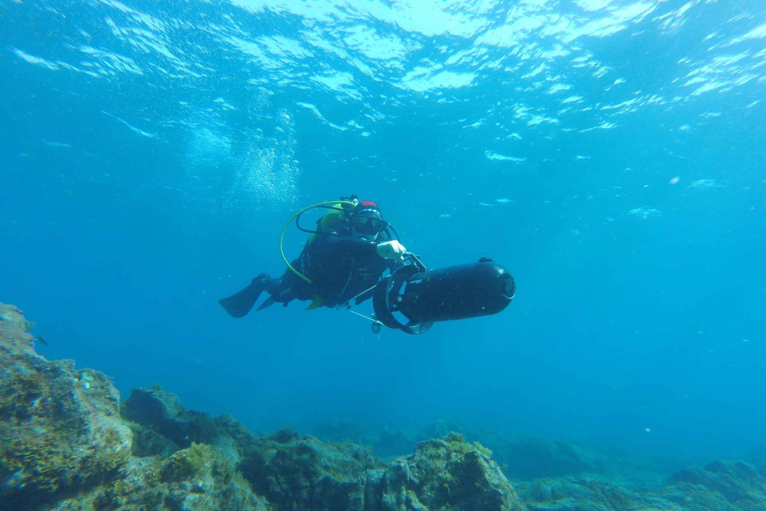 Teneriffa: Scooter (DPV): Sukellus vedenalaisella skootterilla (DPV)