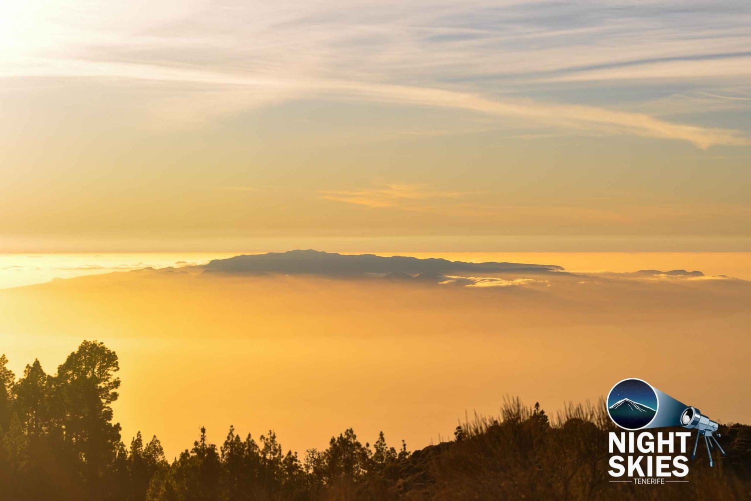Tenerife: Gourmetmiddag ved solnedgang og stjernekigger-oplevelse