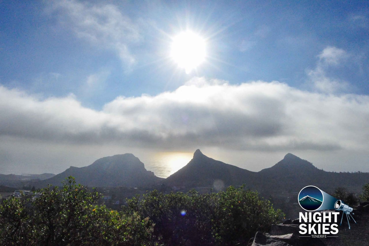 Tenerife: Gourmetmiddag ved solnedgang og stjernekigger-oplevelse