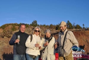Tenerife: Gourmet Sunset Dinner and Stargazing Experience