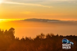 Tenerife: Gourmetmiddag ved solnedgang og stjernekigger-oplevelse