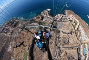 Tenerife: Parapente guiado para principiantes con servicio de recogida y regreso