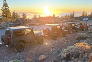 Tenerife: Jeep Wrangler Tour to Mount Teide, Day and Sunset