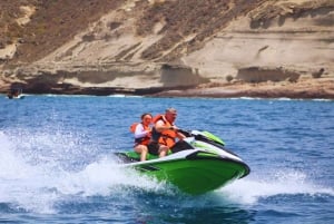 Puerto Colón: Kawasaki Jet Ski Tour Along Tenerife's Coast