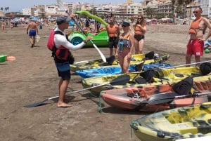 Teneryfa: Wycieczka kajakowa z zwierzętami i skuterami podwodnymi