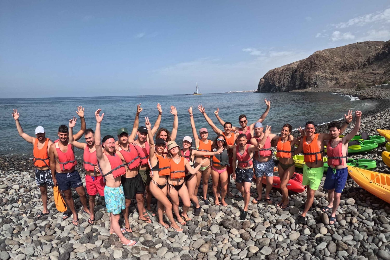 Teneriffa: Kajak- und Schnorcheltour für Gruppen