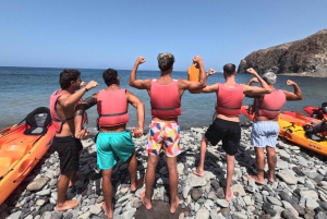 Tenerife : Excursion en kayak et plongée en apnée pour les groupes