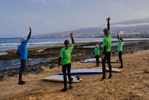 Tenerife - Las Américas: Surf Lesson (Small Groups,All Gear)