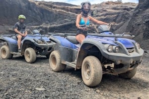 テネリフェ島：100％オフロードの四輪バギーアドベンチャー（送迎とドリンク付き）をお楽しみください